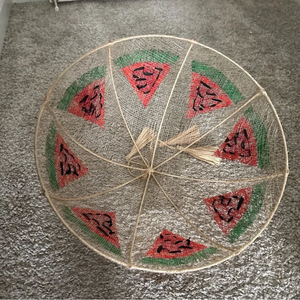 Sinamay Food Tent Cover Handcrafted Diameter-14
